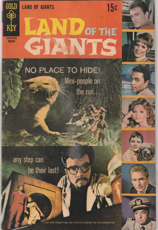 Land Of The Giants #3 (1969) Mid-High-Grade FN/VF Sci-Fi TV Photo cover wow!