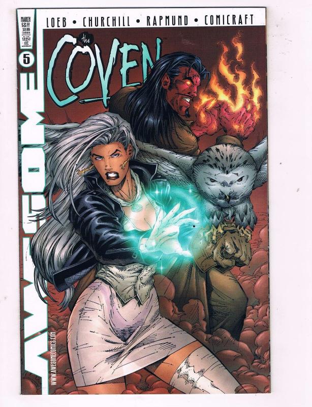 Lot Of 5 The Coven Awesome Comic Books # 1 2 3 4 5 TW12