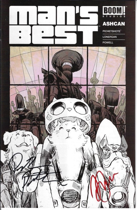 Man's Best #1 Ashcan Signed by Pichetshote/Lonergan Comicspro 2024 Boom EB120