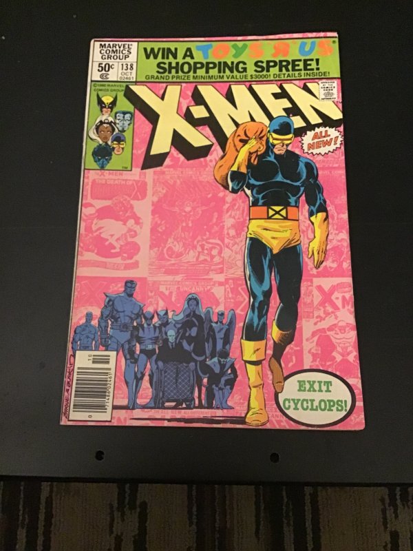 The X-Men #138 (1980) Cyclops leaves X-Men! High-grade key! VF/NM C’ville CERT!