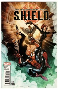 SHIELD #1 Stegman Variant | Spider-Man | Black Widow (Marvel, 2015) NM