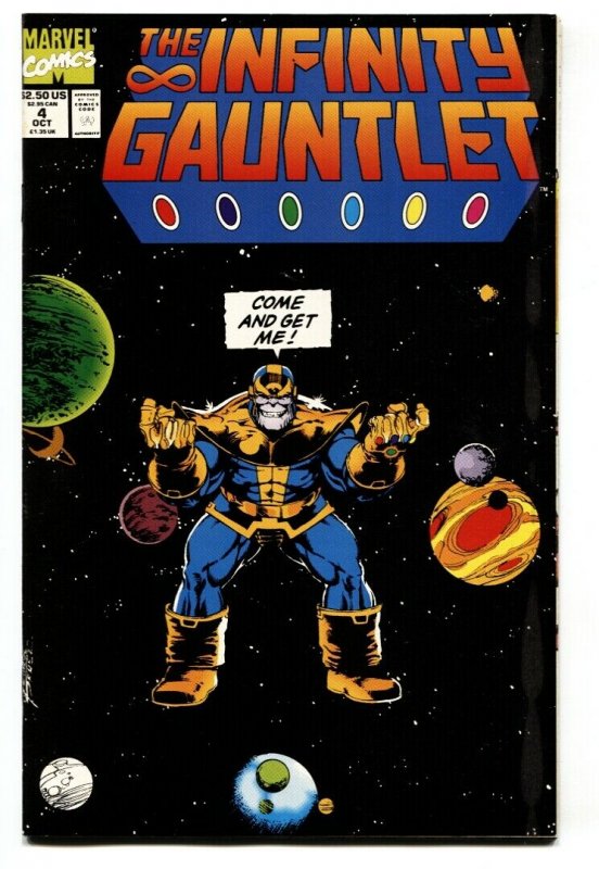 INFINITY GAUNTLET #4 1991 MARVEL MCU THANOS