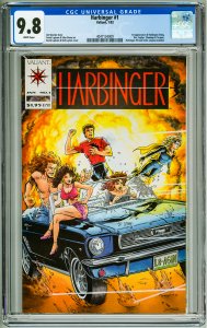 Harbinger #1 (1992) CGC 9.8! White Pages! 1st Appearance of Harbinger!