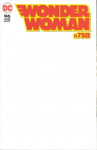 Wonder Woman (1st Series) #750I VF/NM ; DC | Blank Variant