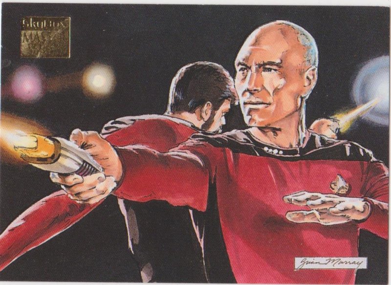 1993 Skybox Star Trek Master Series #83 Target Practice