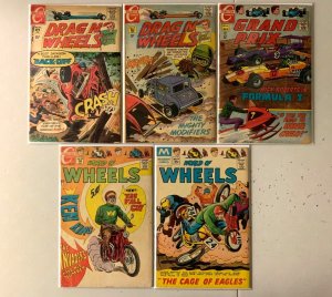 Hot Rod Charlton silver/bronze-age comics lot 5 diff avg 3.5 (1969-78)