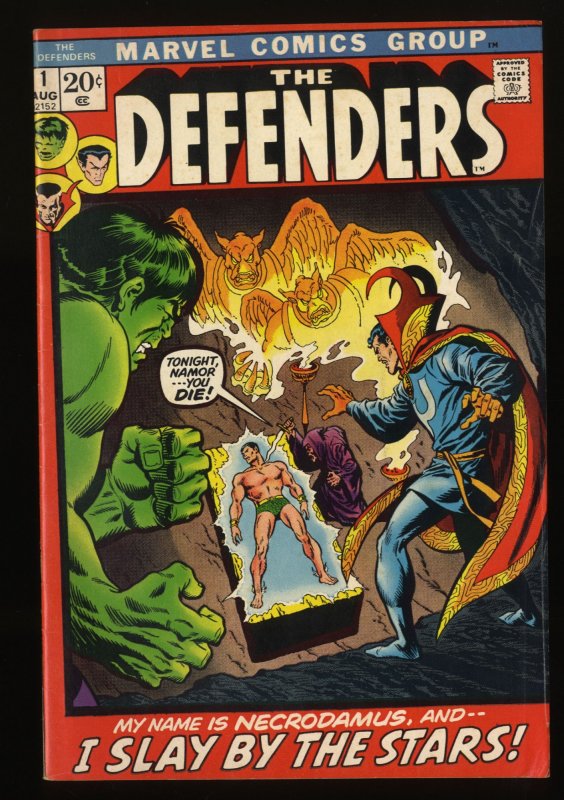 Defenders #1 FN 6.0 Dr. Strange Incredible Hulk Namor!