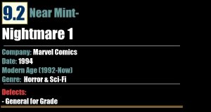 Nightmare 1 (1994) NM- Marvel Comics