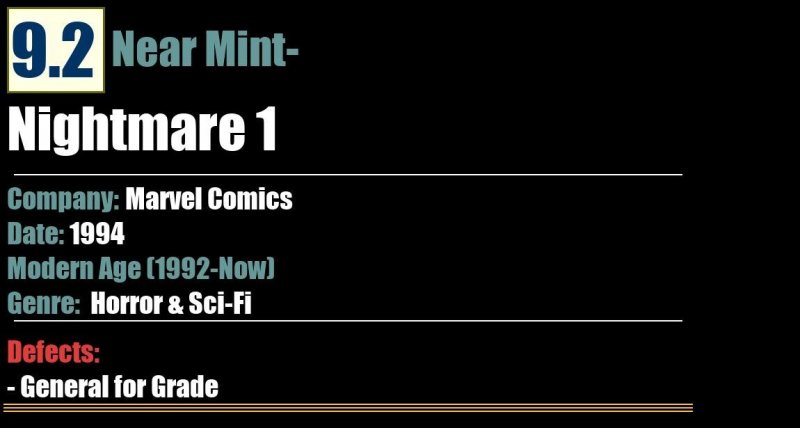 Nightmare 1 (1994) NM- Marvel Comics