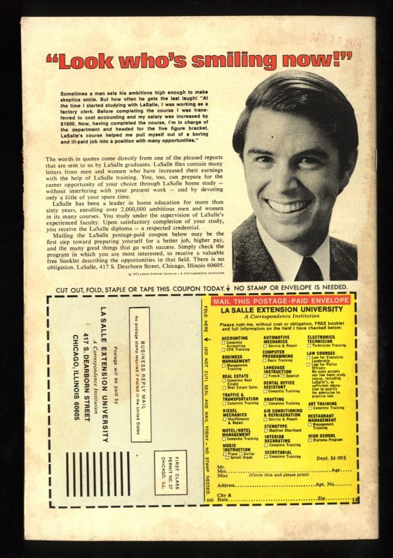 Daredevil #111 GD/VG 3.0 Incomplete See Description 1st Silver Samurai!