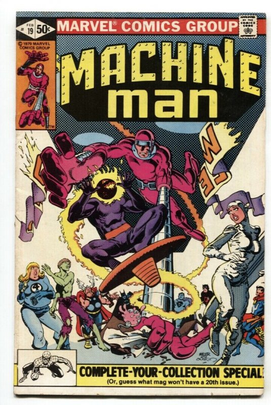 Machine Man #19  first Jack O' Lantern-hobgoblin 1979 COMIC BOOK