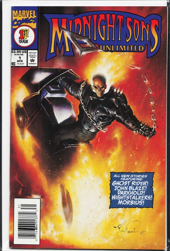 Midnight Sons Unlimited #1 (1993) Ghost Rider