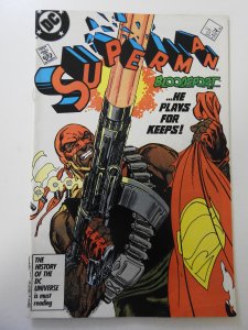Superman #4 (1987) FN- Condition!