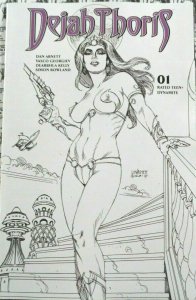 Dejah Thoris #1 1:20 Linsner Black & White Variant Dynamite 2019 EB118