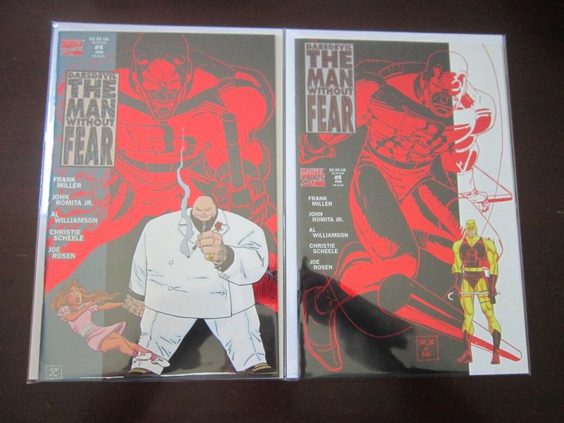 Daredevil The Man without Fear Set #1-5 (1993) NM 9.0