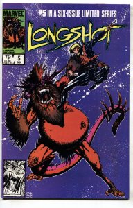 LONGSHOT #5 1985-Marvel comics-comic book NM-