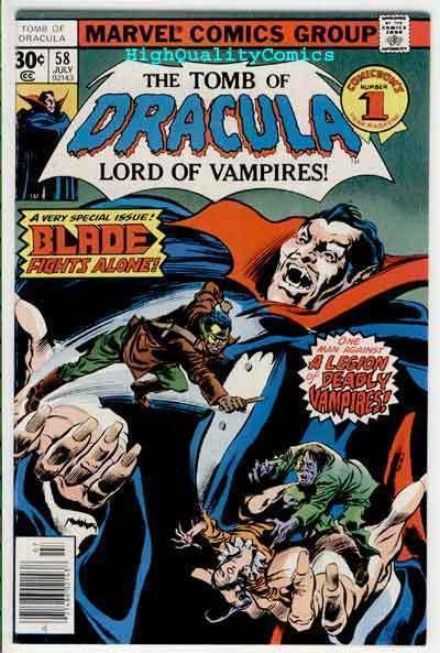 TOMB of DRACULA #58, VF+, Vampire Undead, Blade,1972, more TOD in store