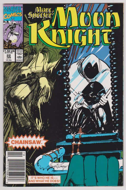 Marc Spector: Moon Knight #22 (VF) Copper Age 1991