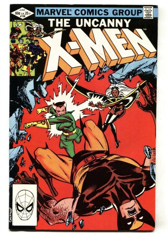 X-MEN #158 comic book  1982-MARVEL-NICE ISSUE!