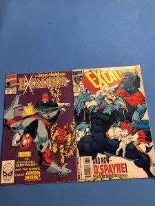 Excalibur #22 [1990]& #77 (1994) VF +