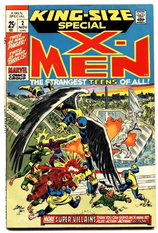 X-Men Annual #2 -1971-Washington DC cover-comic book