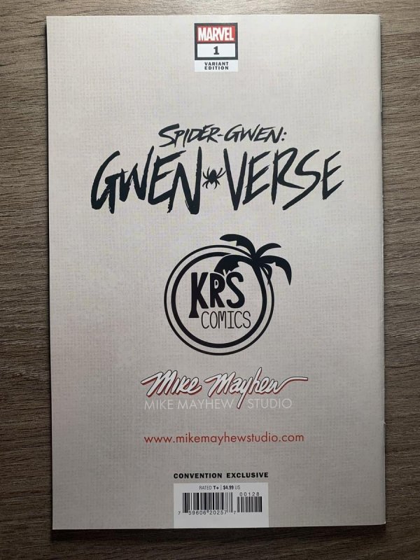 Spider-Gwen: Gwen-Verse #1 NM Mayhem KRS Comics Variant Marvel Comics C98A
