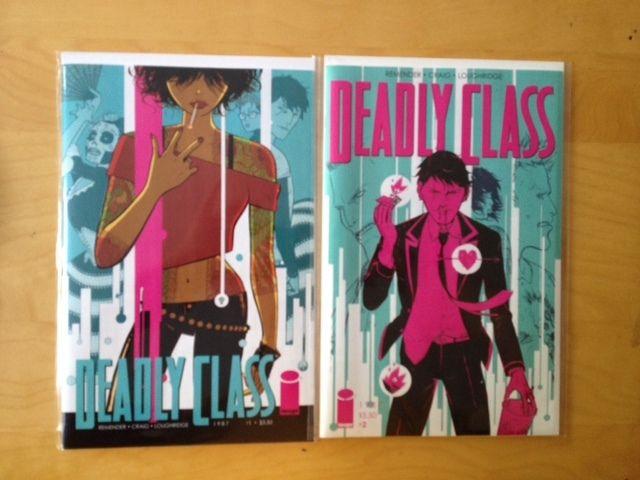 DEADLY CLASS 1 - 7, 9 - 18, 20 -  22, 24, 25, 27, 28 AVG GRADE NM (9.2 - 9.4)