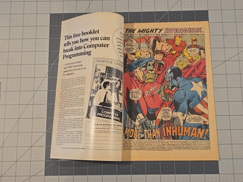 The Avengers #94 ?-Kree/Skrull War part 6?-1st app Mandroids—Marvel DEC-1971