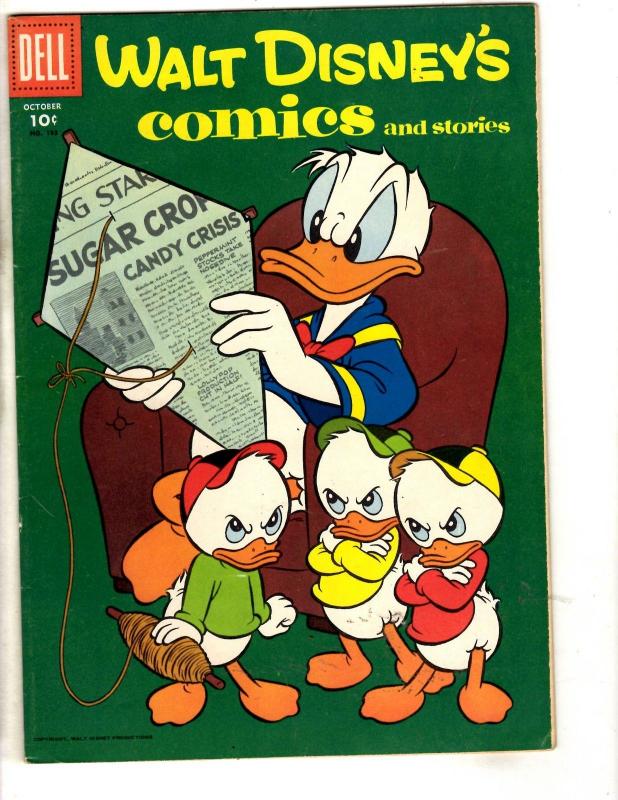 Walt Disney's Comics & Stories # 193 FN/VF Dell Comic Book Donald Duck JL3