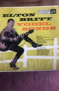 Elton Britt 1956 Yodel songs LP, near mint