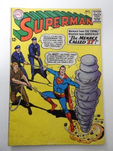 Superman #177 (1965) VG- Condition centerfold detached top staple