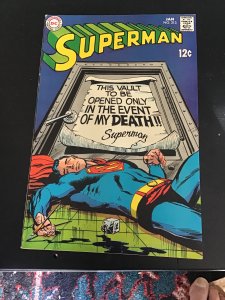 Superman #214 (1969) Metallo, Zha-Vam Adams cover High-grade VF Wytheville CERT