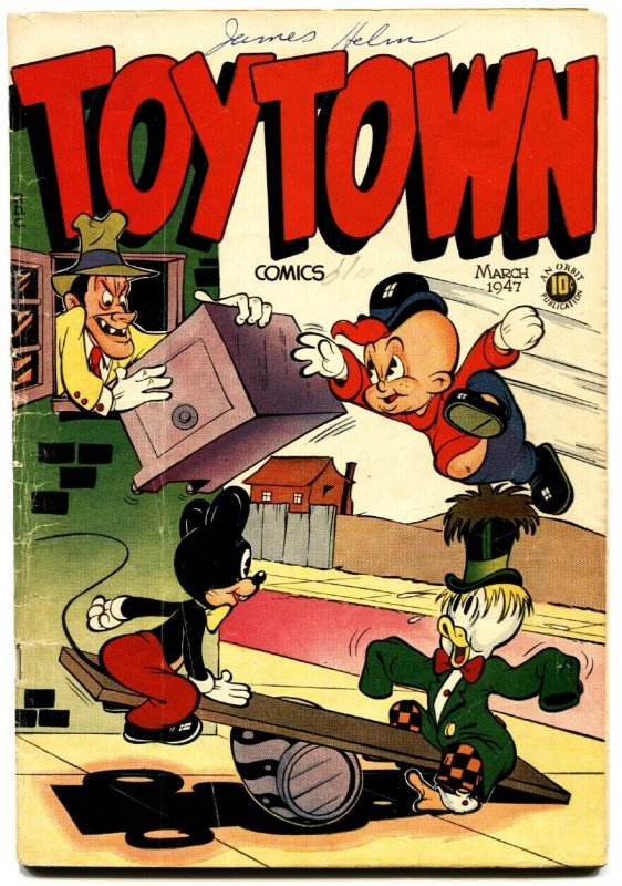 TOYTOWN  #6 1947-L.B. COLE-FUNNY ANIMAL-GOLDEN-AGE 