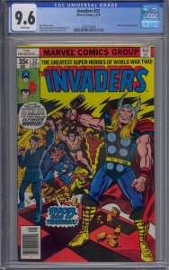 INVADERS #32 CGC 9.6 CAPTAIN AMERICA SUB-MARINER JACK KIRBY WHITE PAGES
