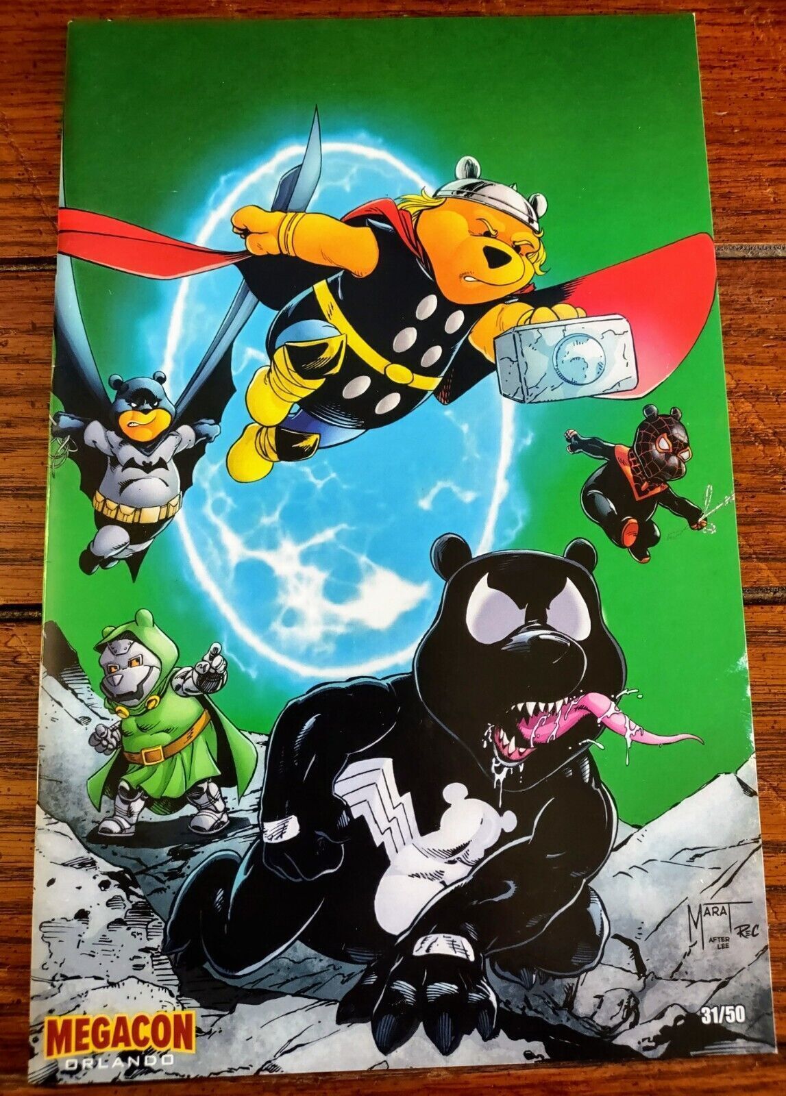 ALL OUT POOH Marat Michaels XMen 1 A Homage Virgin