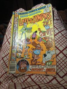 LAFF-A-LYMPICS #6 Marvel Comic HANNA-BARBERA Scooby Doo Basketball Newsstand