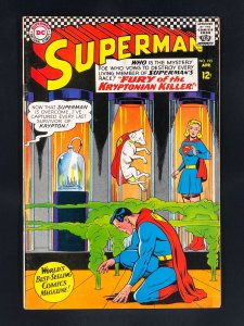Superman #195 (1967) VG/FN