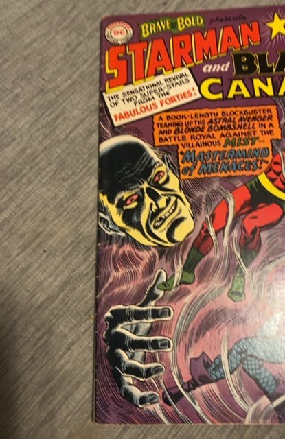 Brave and the Bold #61 (1965) - ORIGIN BLACK CANARY 1ST  MIST  - Solid mid grade