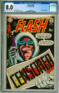 The Flash #193 (1969) CGC 8.0! OWW Pages!