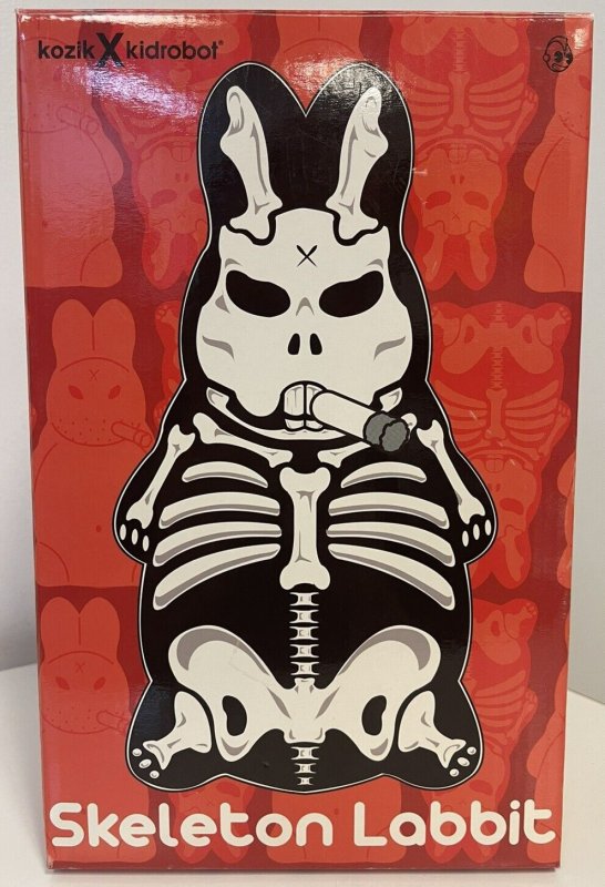 Kozik X Kidrobot 10 inch Skeleton Labbit Signed By Frank Kozik X Kidrobot 10 inch Skeleton Labbit Signed By Frank