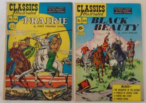 *Classics Illustrated #55, 57-58, 60, 63-64, 67 (7 Books) Guide= $85 