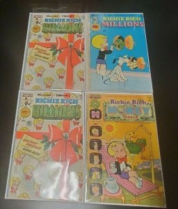 4PC RICHIE RICH LOT (4.0) #8,13,74!! 1975