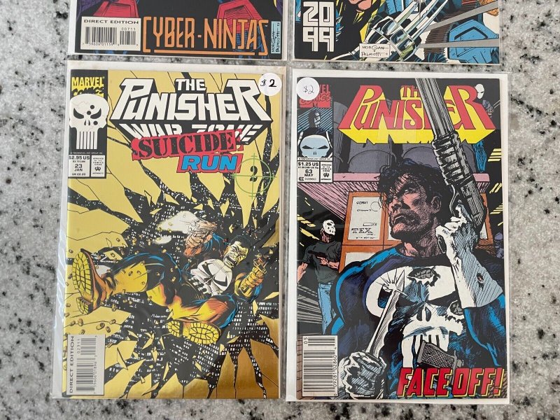 4 Punisher Marvel Comic Books # 63 + War Zone # 23 + 2099 # 4 7 NM 1st Pr 2 J808