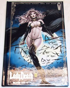 Lady Death Oblivion Kiss #1 Silver Foil Hardcover Edition Signed w/COA (NM)