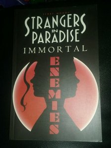 Strangers in Paradise Trade 5 immortal enemies TERRY MOORE abstract gay romance