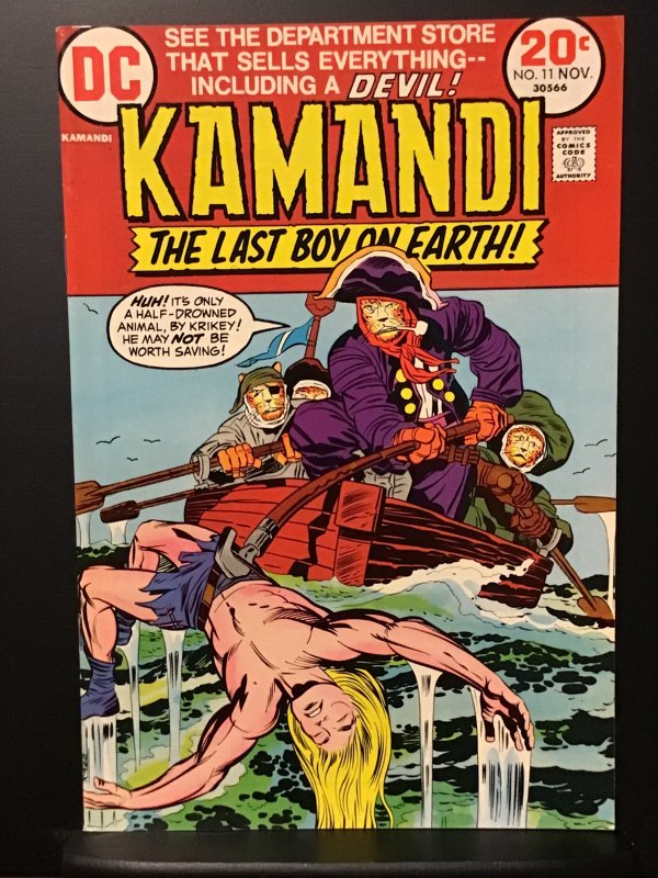 Kamandi, The Last Boy on Earth #11 (1973) VF+ 8.5 Jack Kirby story and art