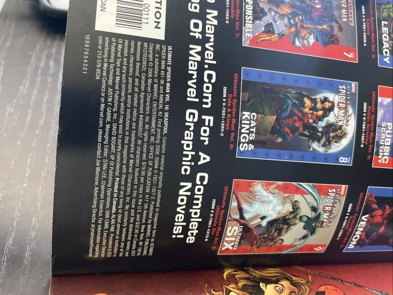 Ultimate Spider-Man Vol.  #16 1st Print Trade Paperback 