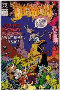 Demon (vol. 3, 1990) # 6 VF Grant/Semeiks, musical