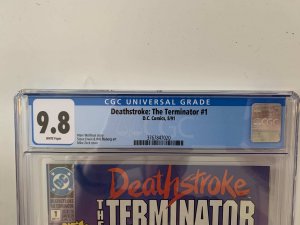 Deathstroke The Terminator #1 CGC 9.8,1ST APP Ravager II.