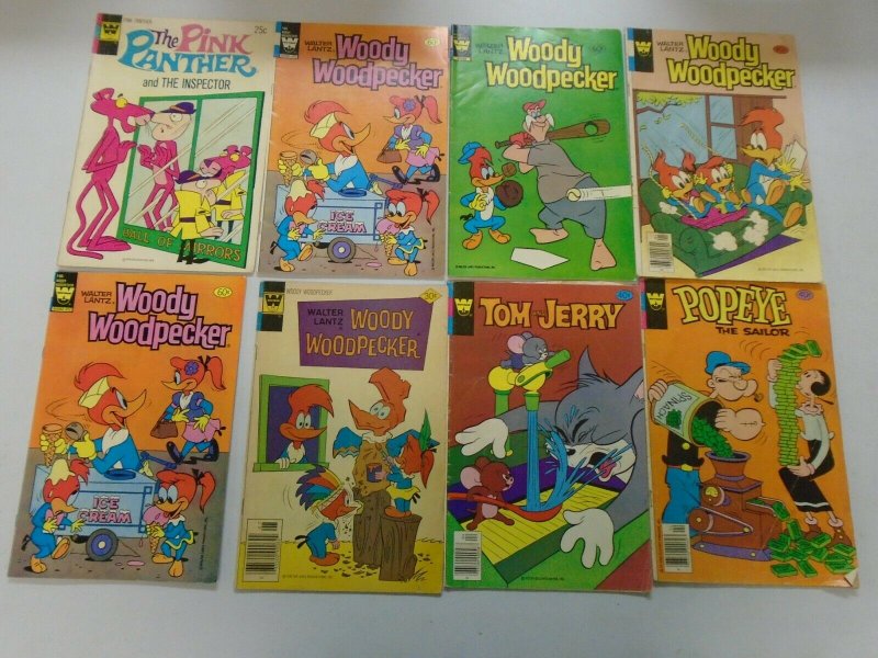 TV Cartoon comic lot 8 different titles 4.0 VG or better (Whitman)